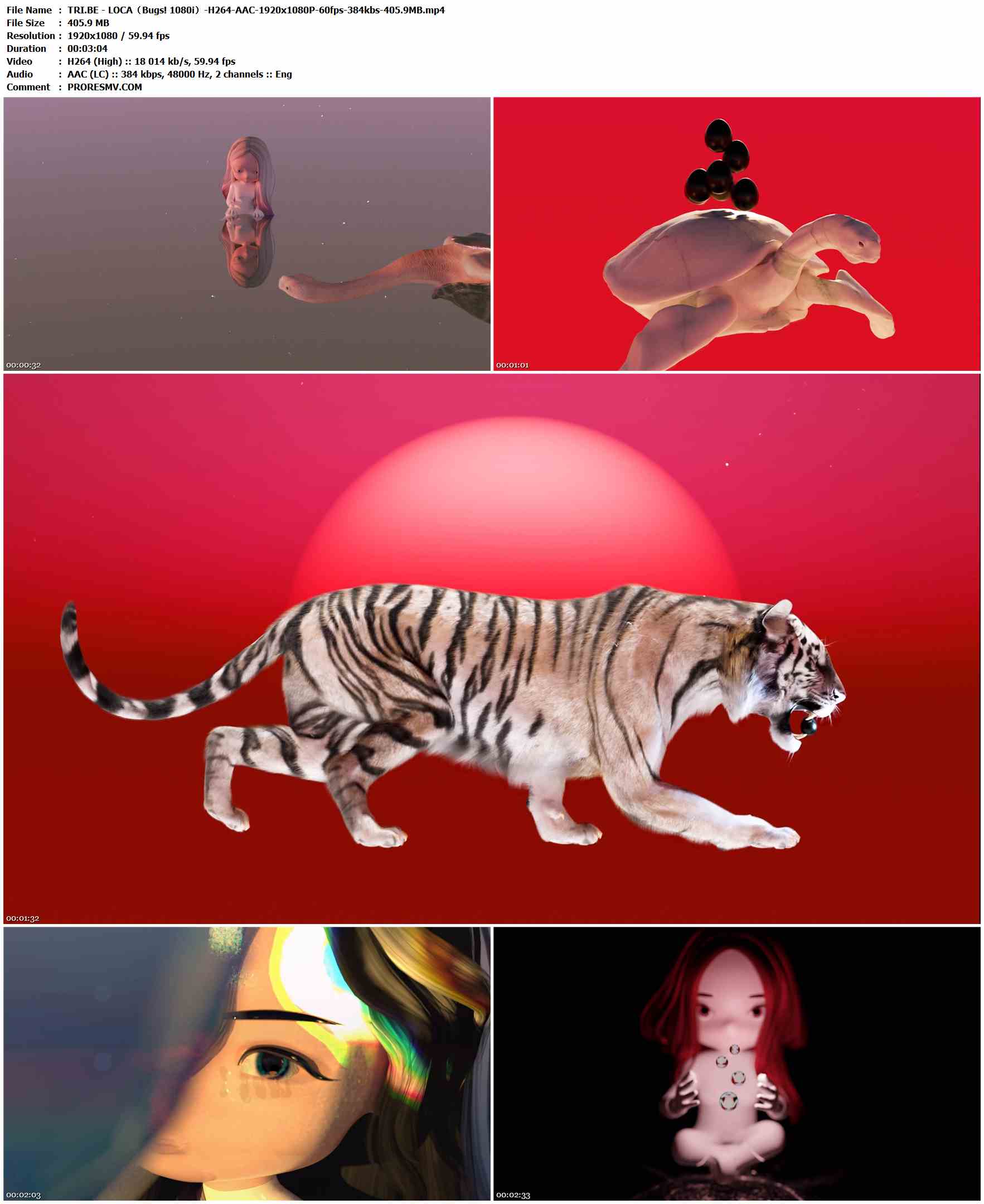 TRI.BE - LOCA（Bugs! 1080i）-H264-AAC-1920x1080P-60fps-384kbs-405.9MB官方MV_高清MV